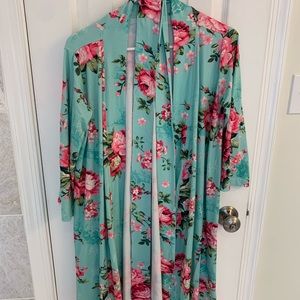 Posh Peanut robe with tie